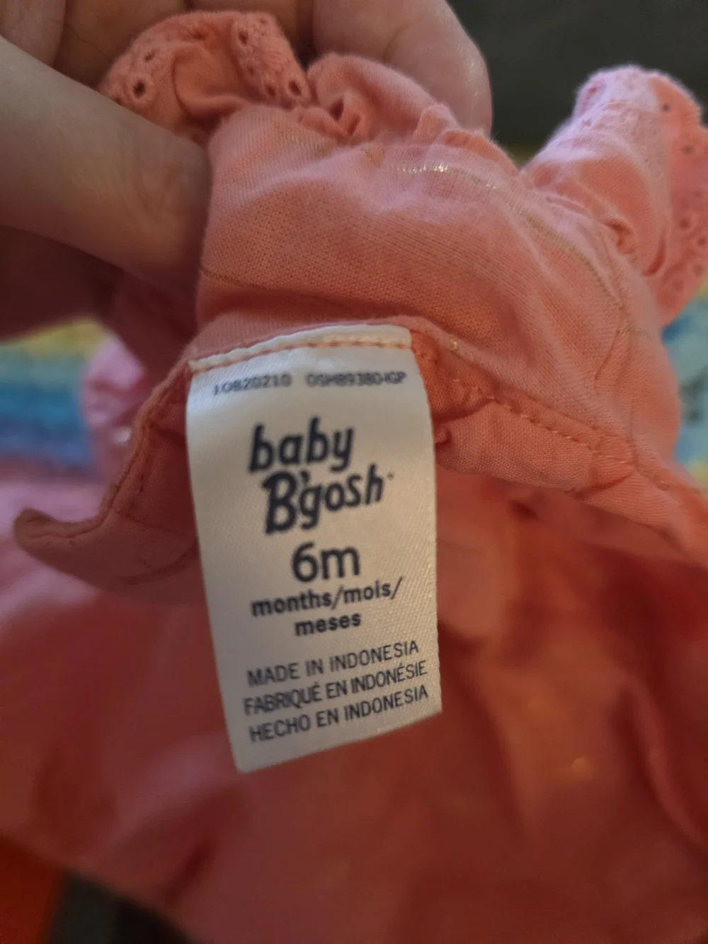 6m Baby B'gosh Ruffle Bubble